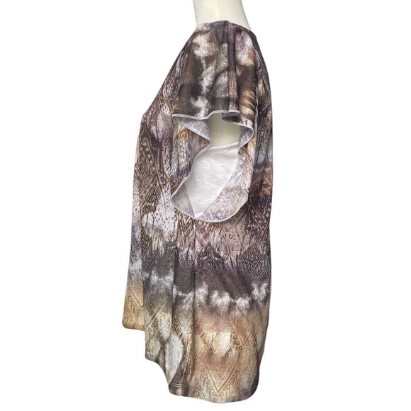 Lot of 4 Womens Apt 9 Liz Claiborne Shirts Blouses Short Sleeve Tops, Size Large - Picture 11 of 16